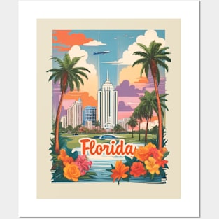 Florida Vintage design Posters and Art